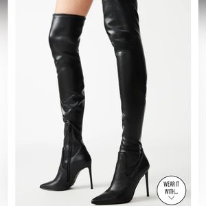 VAVA BLACK PARIS black Steve Madden boots heels